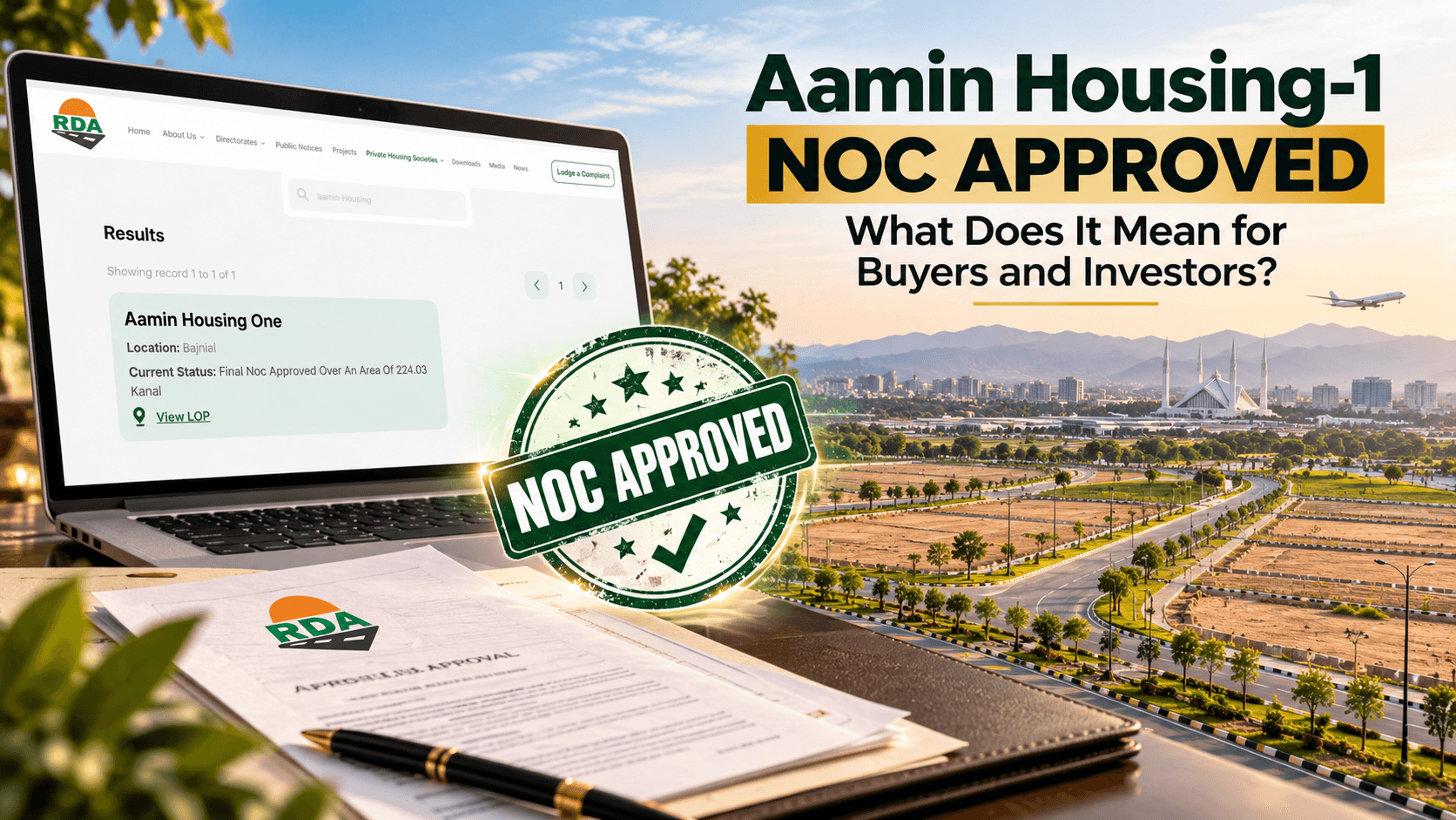 Aamin Housing-1 NOC Approved | What Buyers Should Know