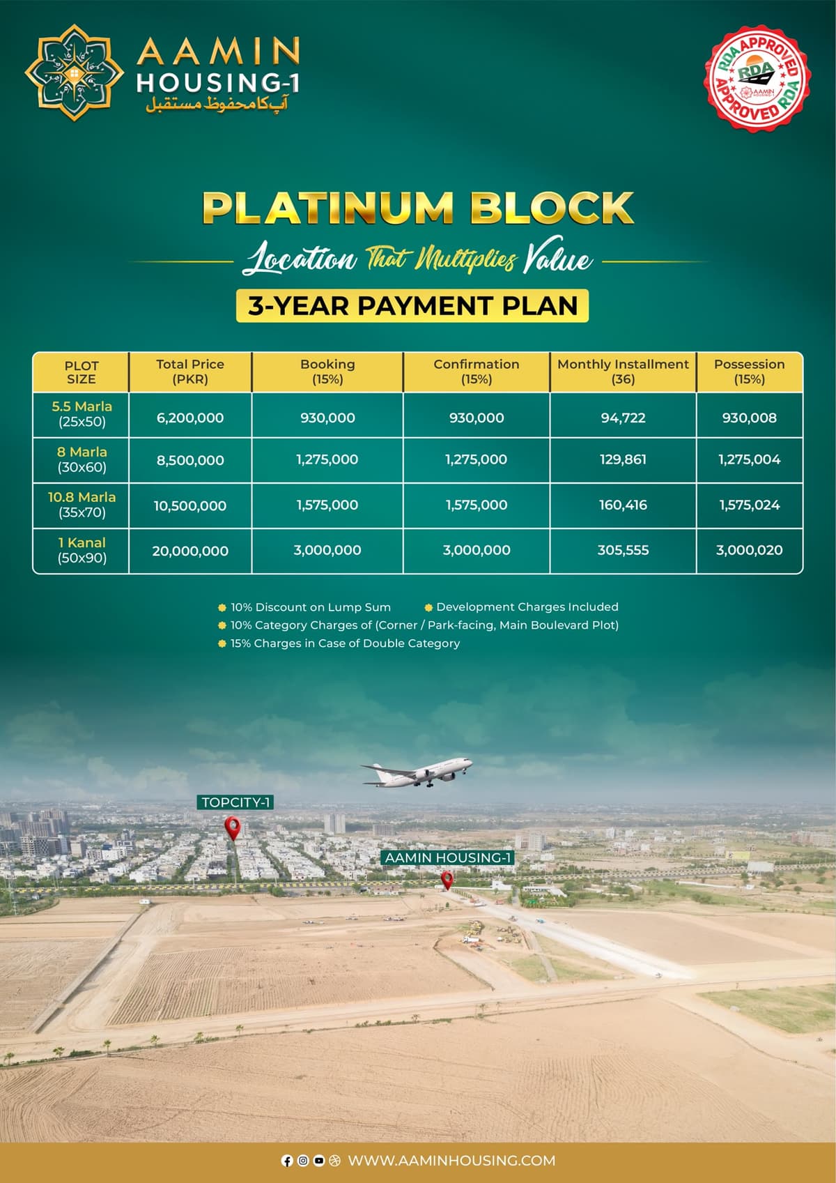 3-Year Payment Plan flyer