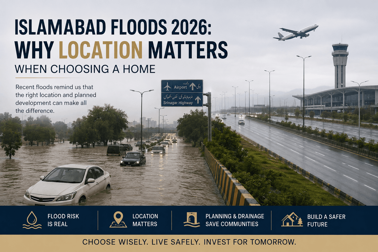 Islamabad Floods 2026: Why Location Matters When Buying Property